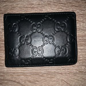 Original Gucci Leather Wallet With Receipt